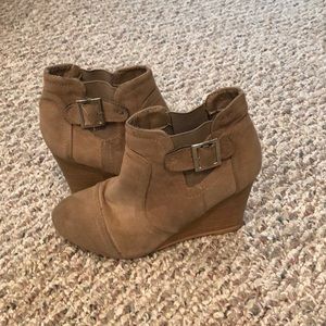 suede booties